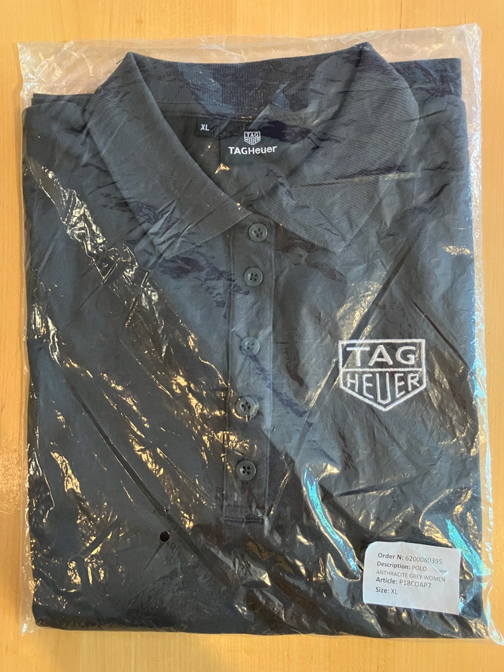 TAG Heuer Women’s Polo Shirt - Charcoal Gray